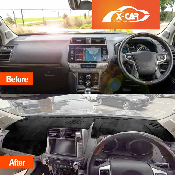 Dash Mat for Toyota Prado 150 Series 2009-2024 Non-Slip Dashboard Pad Cover