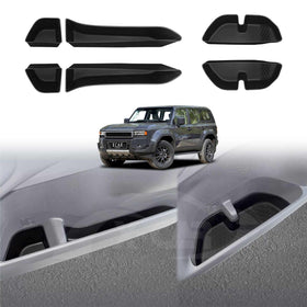 Door Handle & Side Storage Box Tray for Toyota Prado 250 Series 2024-Onward Dash Organizer Accessories - 0