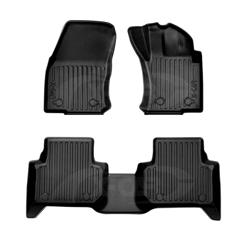 3D Floor Mats for Volkswagen VW Tiguan 2016-2024 All-Weather Liners