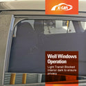 Rear Window Magnetic Sun Shade for Isuzu D-MAX 2012-2020