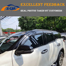 Weathershields for Toyota Fortuner 2015-Onwards Car Weather Shields Wind Deflectors Sun Visors-5