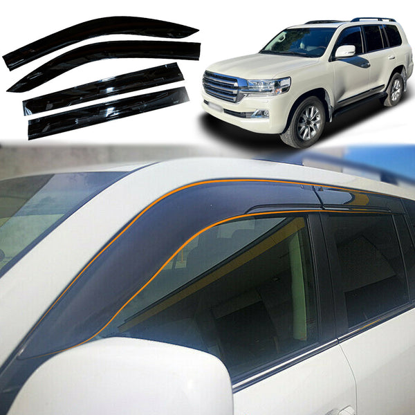 Weathershields for Toyota LandCruiser 200 Series 2007-2021 Car Weather Shields Wind Deflectors Sun Visors