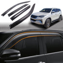 Weathershields for Toyota Fortuner 2015-Onwards Car Weather Shields Wind Deflectors Sun Visors-1