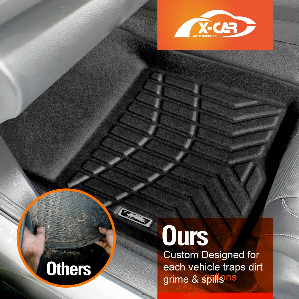 Floor Mats for Mazda BT-50 Single Cab UP UR 2011-2020 All-Weather Car Carpet Liners - 0