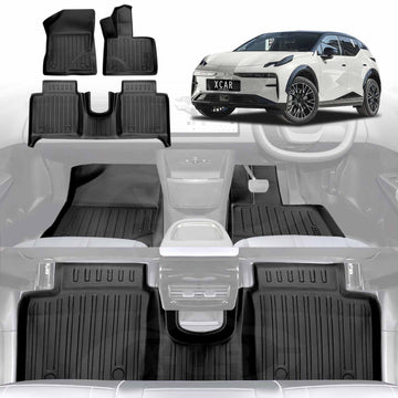 3D Floor Mats for Zeekr X 2024-2025 All-Weather Car Liners