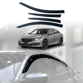 WeatherShields for Honda Civic Sedan 2016-2021 Car Weather Shields Wind Deflectors Sun Visors