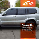 WeatherShields for Toyota LandCruiser Prado 120 Series 2003-2009 Car Weather Shields Wind Deflectors Sun Visors-2