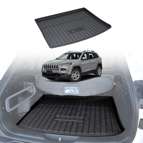 Boot Liner for Jeep Cherokee 2014-2022 All Weather Car Mats
