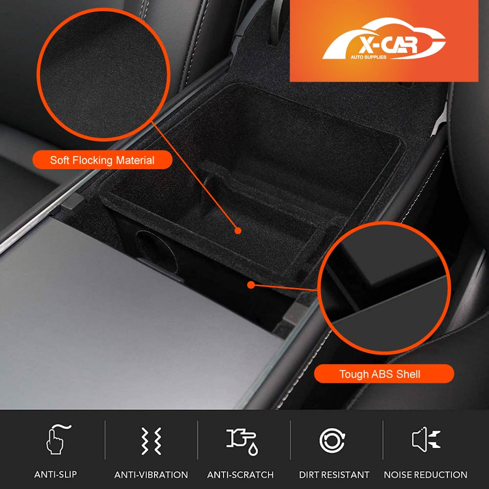 Centre Console Organizer Tray for Tesla Model 3 2021-2023 and Model Y 2021-2025