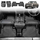 3D Floor Mats for Volkswagen Amarok Dual Cab 2009-2022 All-Weather Car Liners-1
