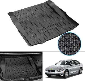 Boot Liner for BMW 3 Series Sedan 2012-2018 All Weather Car Mat - 0