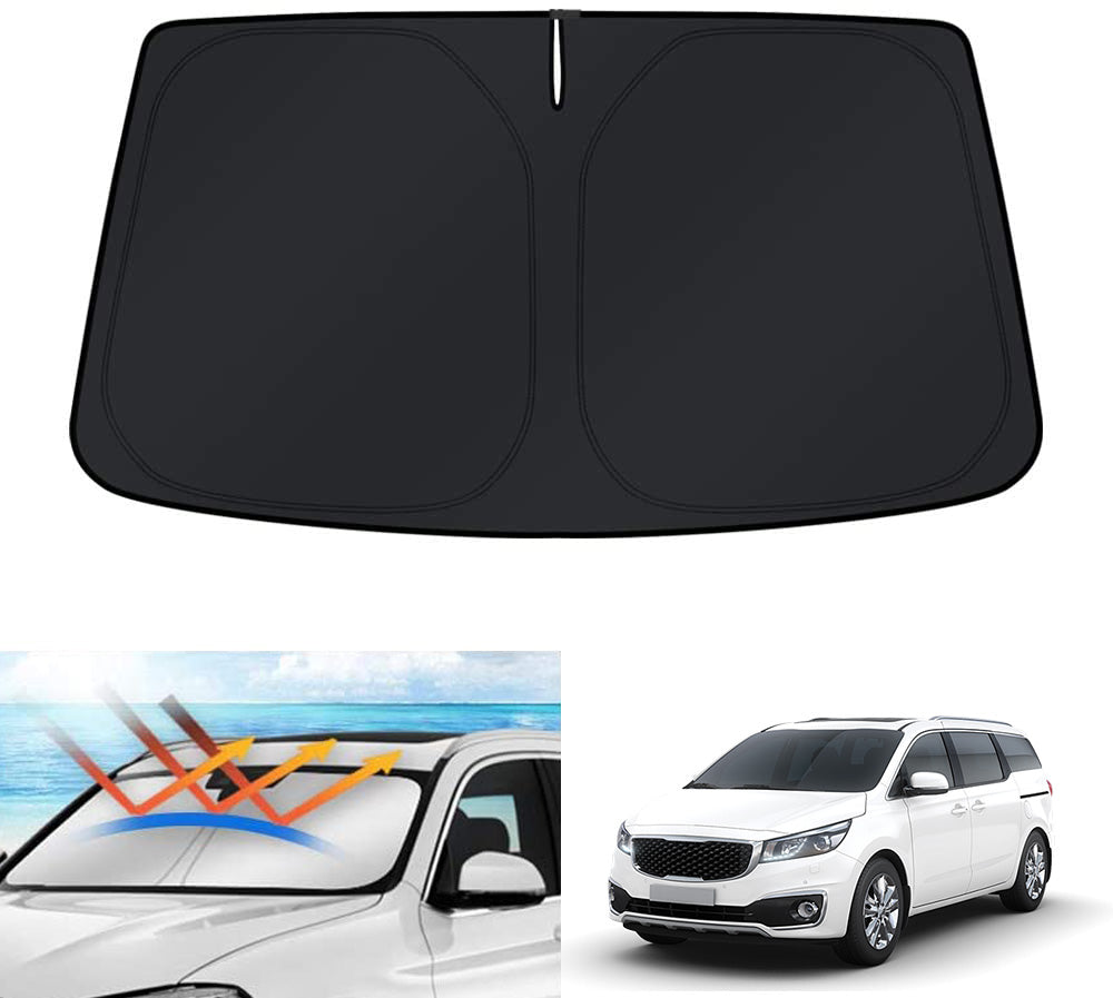 WindScreen Sun Shade for Kia Carnival 20152020 WindShield Sun Visor Blocks UV Rays Foldable