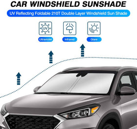 Hot Deal - WindScreen Sun Shade for Hyundai Tucson 2015-2025 - 0