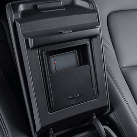 Armrest Hidden Storage Box for Tesla Model Y 2022-2025 - 0