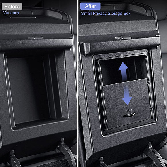 Armrest Hidden Storage Box for Tesla Model Y 2022-2025