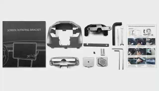 Tesla Model Y / Model 3 Screen Rotate Swivel Mount Kit-10