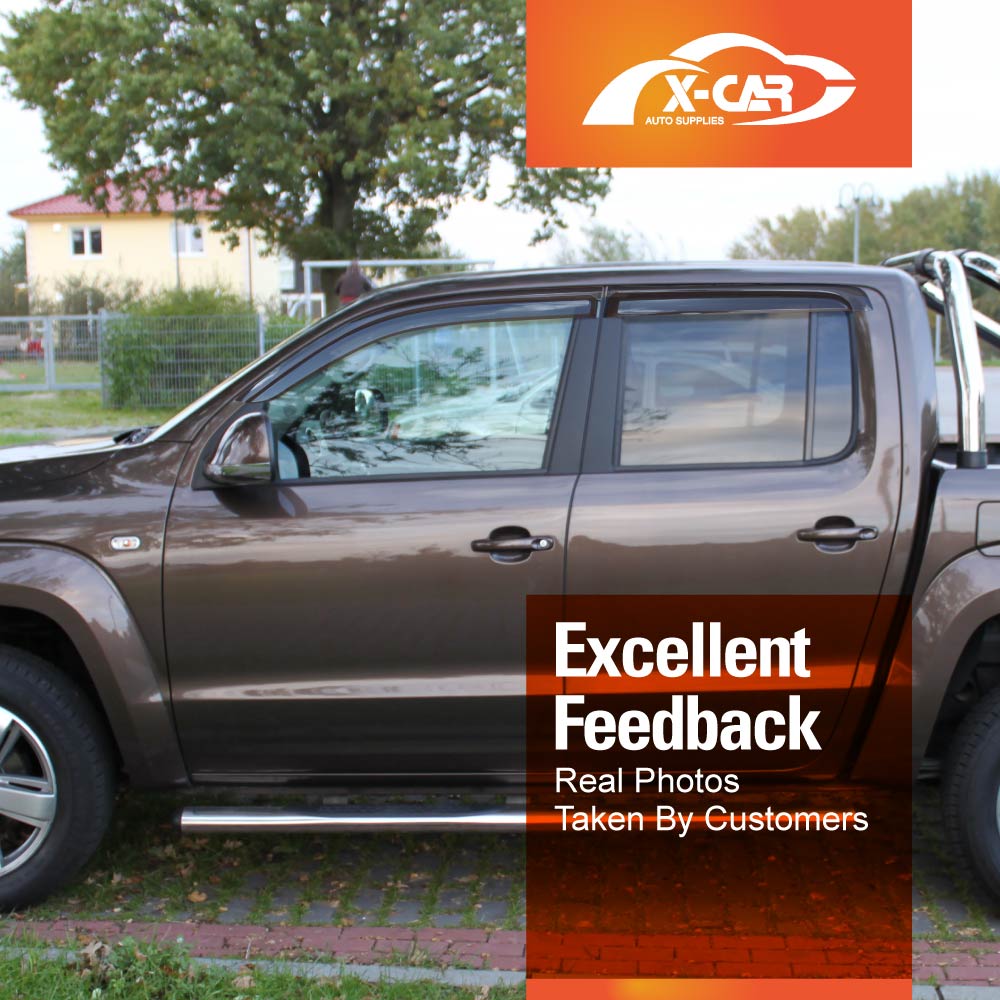 WeatherShields for Volkswagen Amarok 2009-2022 Car Weather Shields Wind Deflectors Sun Visors