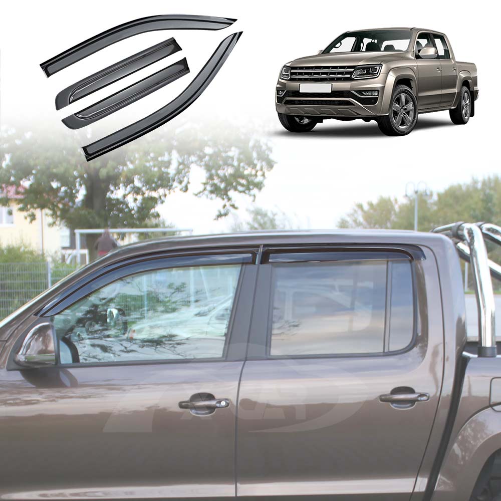 WeatherShields for Volkswagen Amarok 2009-2022 Car Weather Shields Wind Deflectors Sun Visors
