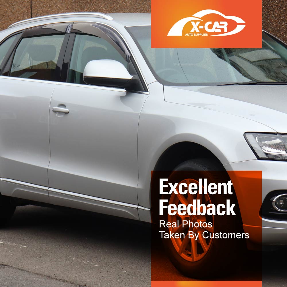 WeatherShields for Audi Q5 SQ5 MK1 2009-2016 Car Weather Shields Wind Deflectors Sun Visors