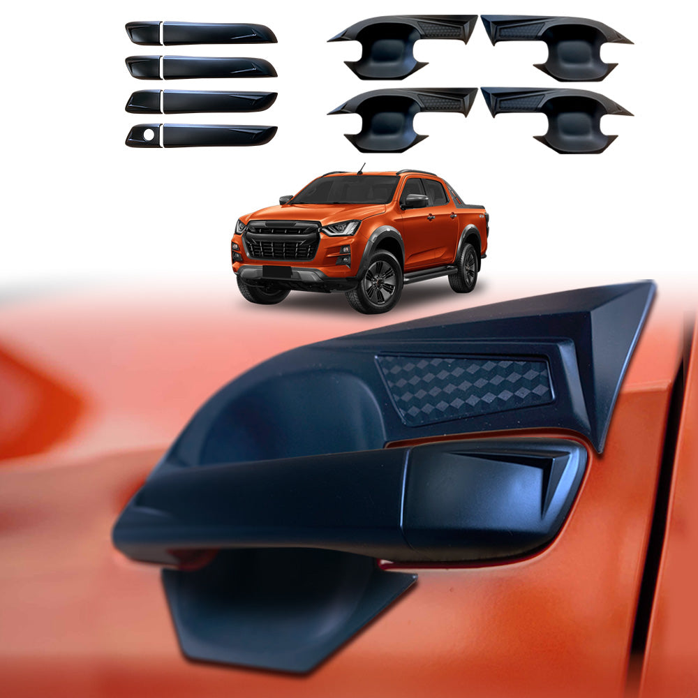 Door Handles Bowl Inserts Cover for ISUZU D-MAX DMAX Dual Cab 2020-2025