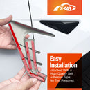 Carbon Fibre Style Trim Side Cameras Cover for Tesla Model 3 2017-2023 and Model Y 2021-2025-4