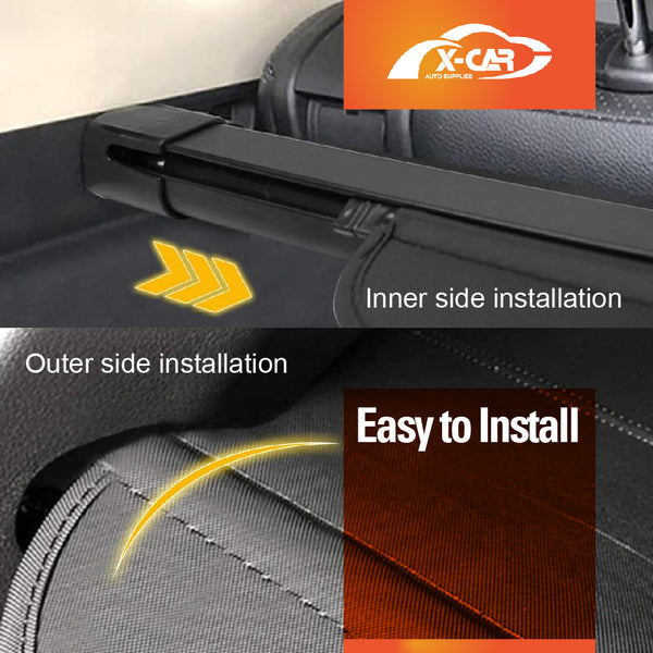 Retractable Cargo Cover For Subaru Forester with Manual Tailgate 2012-2018