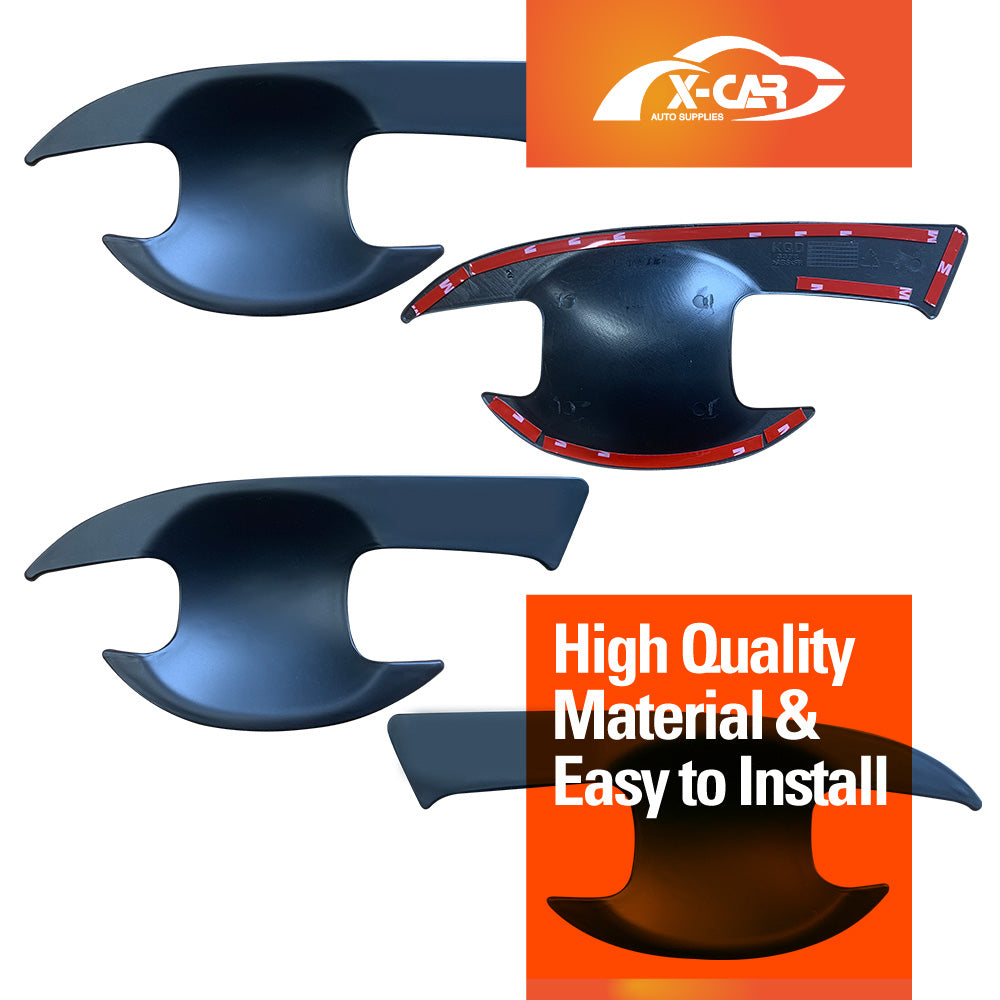 Door Handles Bowl Inserts Cover for Mitsubishi Triton 2015-2024