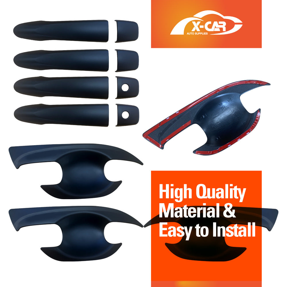 Gunson Door Bowl Cover & Scuff Plate Protector Trim For Nissan Navara NP300
