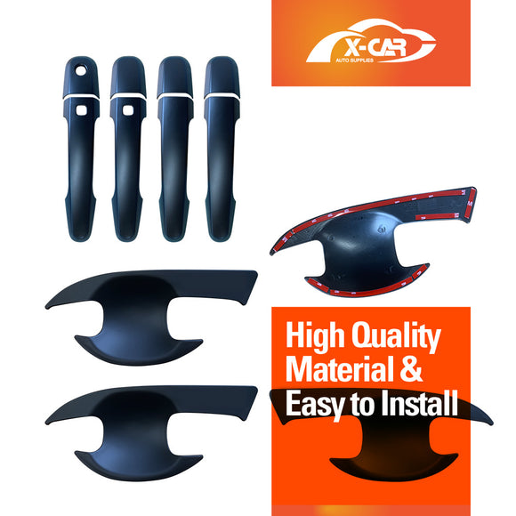 Door Handles Bowl Inserts Cover for Mitsubishi Triton 2015-2024