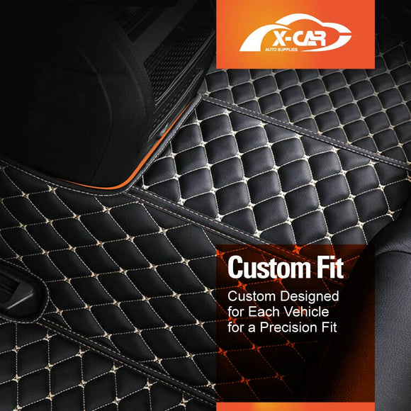 Car Floor Mats For Mazda Mazda CX-30 2019-Onwards Premium PU Leather