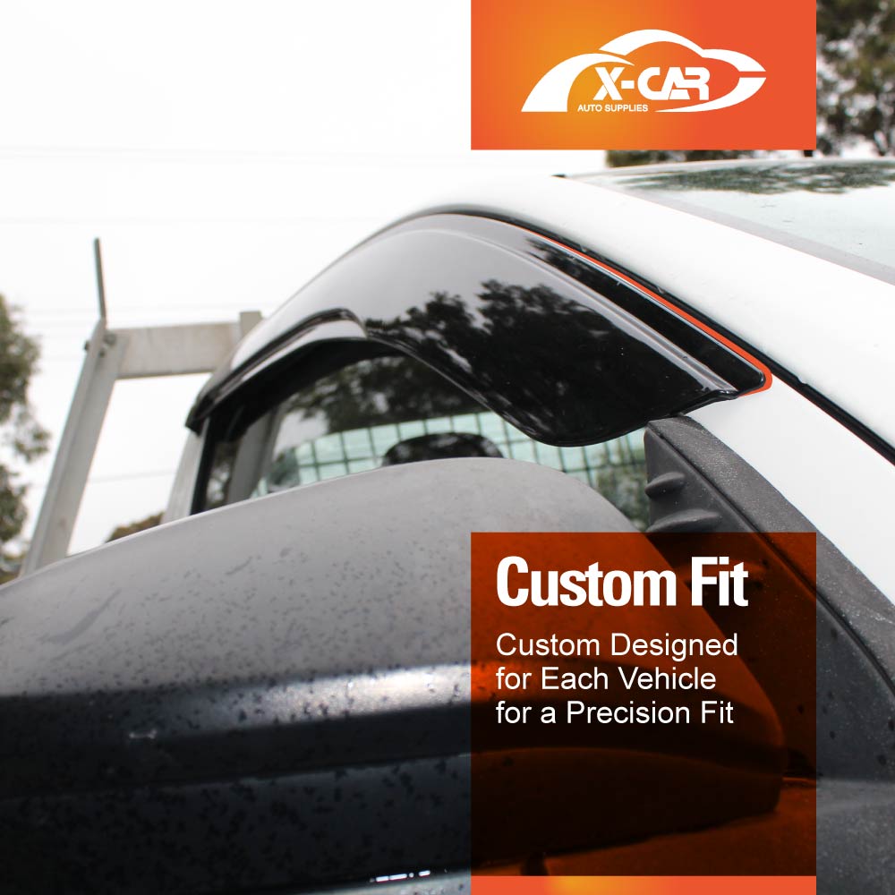 WeatherShields for Toyota Hilux Single Cab 2015-2025 Car Weather Shields Wind Deflectors Sun Visors