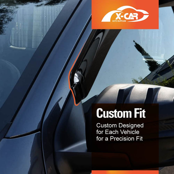 Weathershields for Isuzu D-MAX DMAX Space Cab 2020-Onwards Car Weather Shields Wind Deflectors Sun Visors