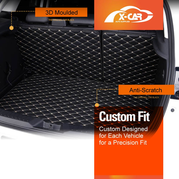 Premium Boot Liner Set For Mazda CX-3 CX3 2015-Onwards  PU Leather
