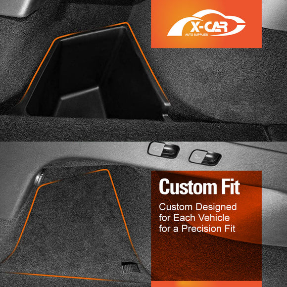 Tesla Model Y 2022-2025 Rear Trunk Storage Bins Boxes with Lids