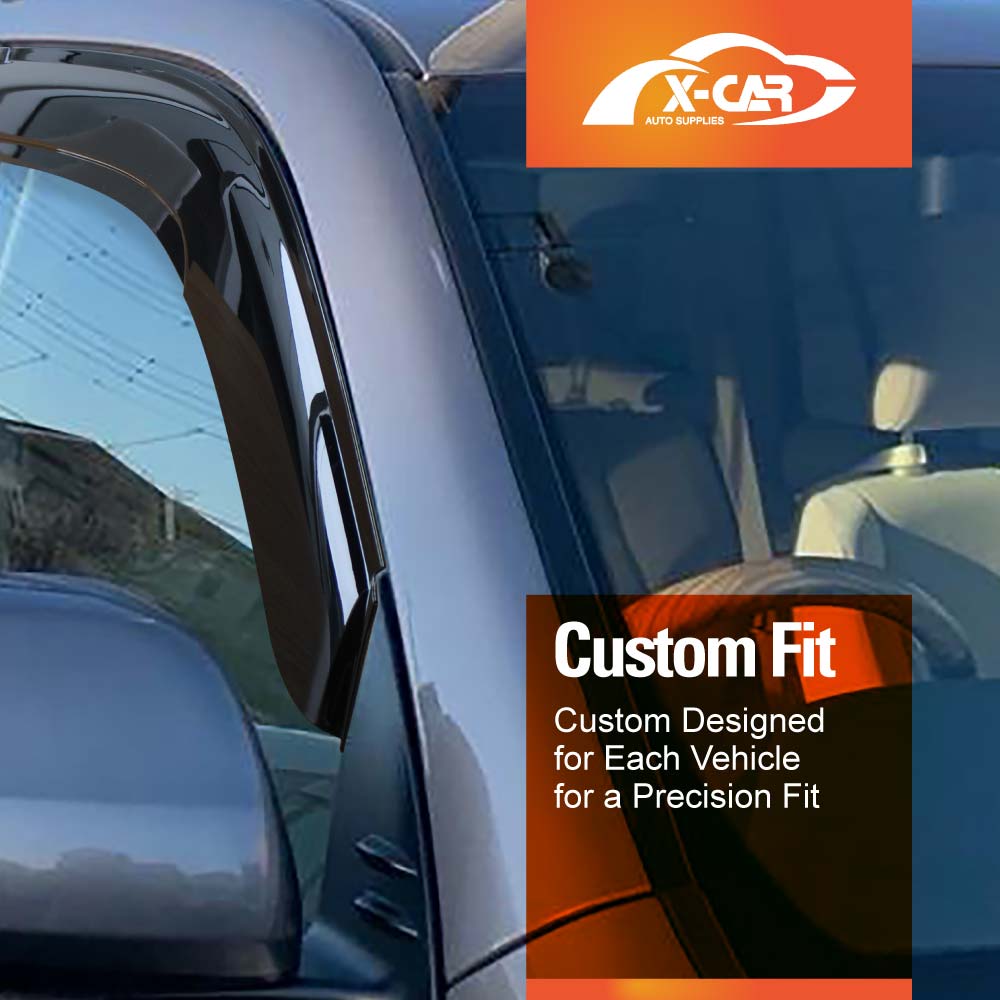 Weathershields for Toyota Prado 150 Series 2009-2024 Car Weather Shields Wind Deflectors Sun Visors
