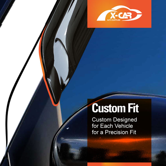 Weathershields for Mitsubishi Mirage Hatch 2013-2022 Car Weather Shields Wind Deflectors Sun Visors