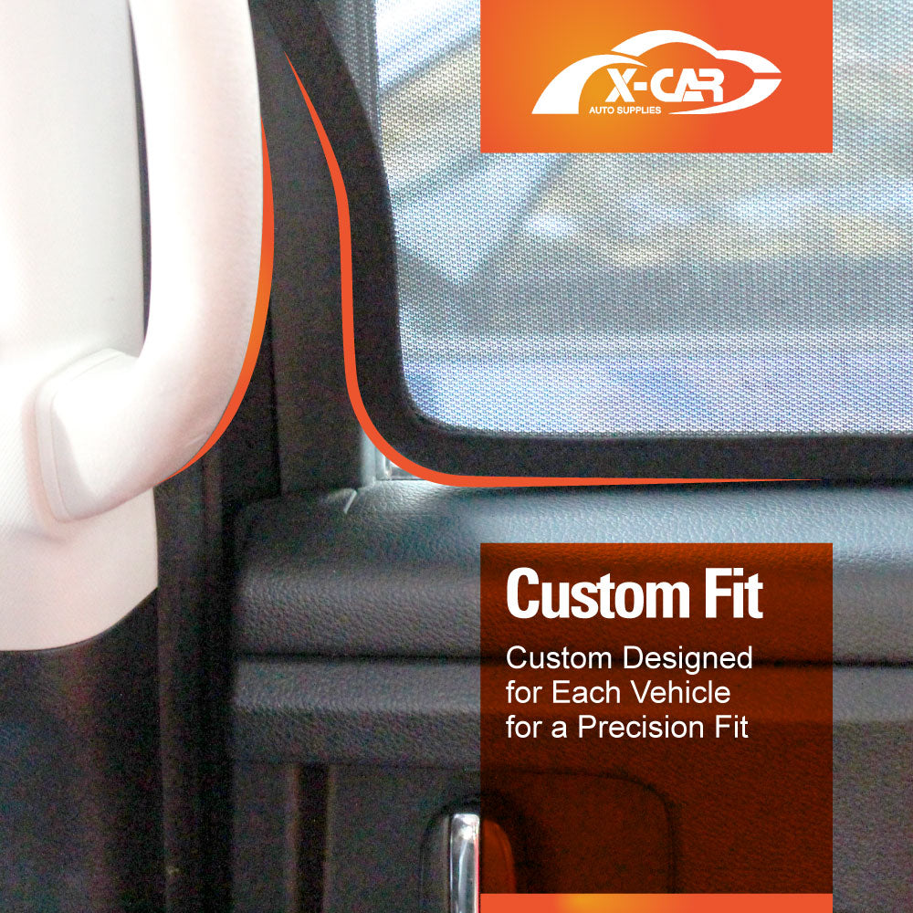 Rear Window Sun Shade for Nissan Navara D40 Dual Cab 2005-2015 - 0