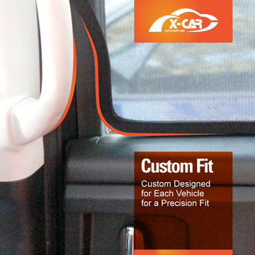 Rear Window Sun Shade for Nissan Navara D40 Dual Cab 2005-2015 - 0