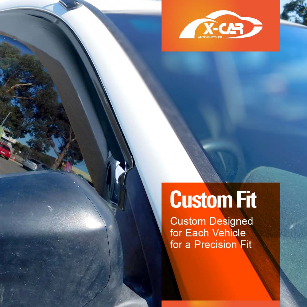 Weathershields for Mitsubishi Triton ML MN Double Cab 2006-2015 Car Weather Shields Wind Deflectors Sun Visors