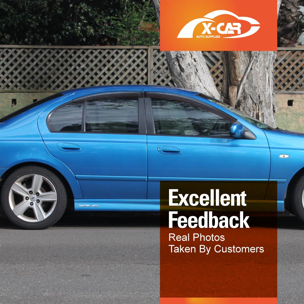 WeatherShields for Ford Falcon BA BF Fairmont 2002-2008 Car Weather Shields Wind Deflectors Sun Visors