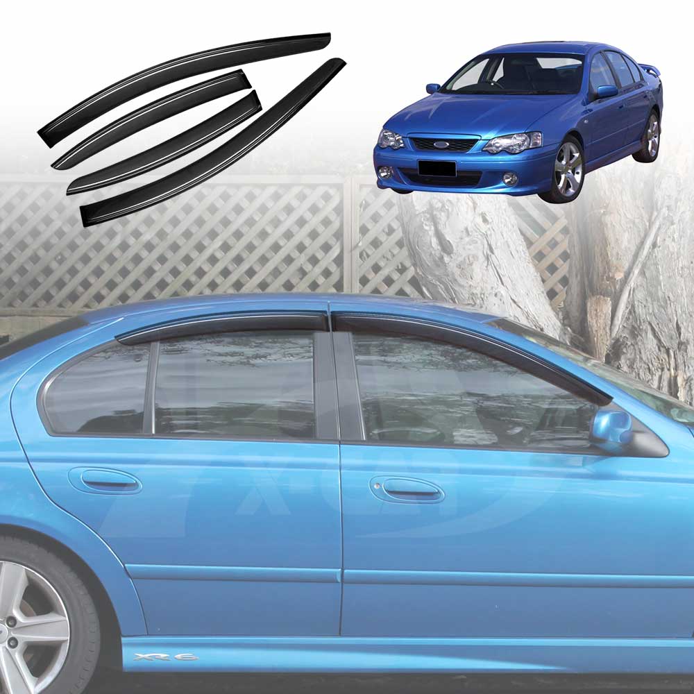 WeatherShields for Ford Falcon BA BF Fairmont 2002-2008 Car Weather Shields Wind Deflectors Sun Visors