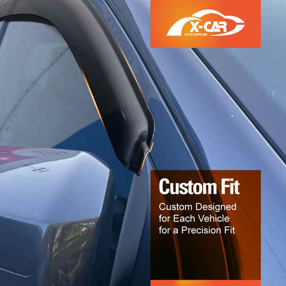 WeatherShields for Ford Everest 2015-2022 Car Weather Shields Wind Deflectors Sun Visors