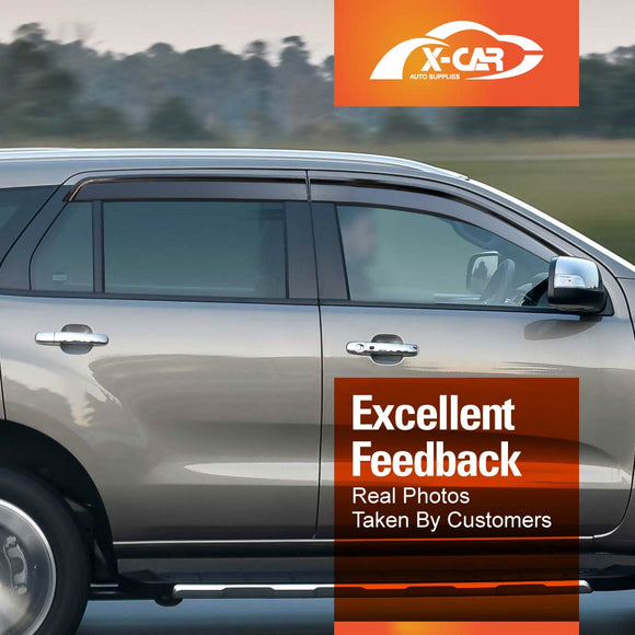 WeatherShields for Ford Everest 2015-2022 Car Weather Shields Wind Deflectors Sun Visors