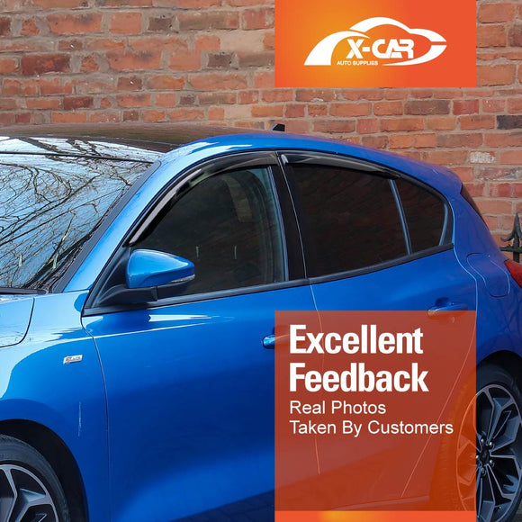 WeatherShields for Ford Focus Hatch 2018-2024 Car Weather Shields Wind Deflectors Sun Visors