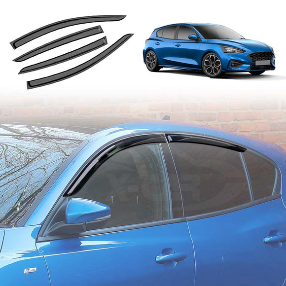 WeatherShields for Ford Focus Hatch 2018-2024 Car Weather Shields Wind Deflectors Sun Visors