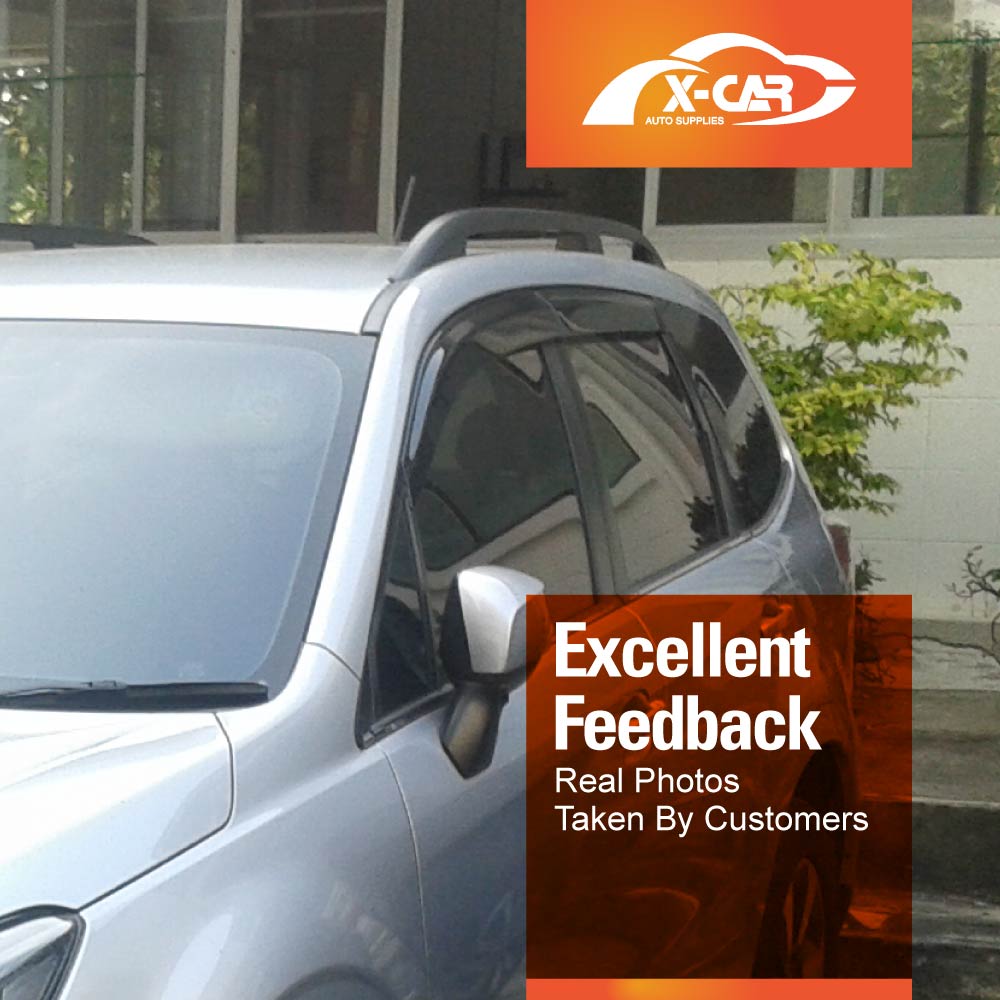 Weathershields for Subaru Forester 2012-2018 Car Weather Shields Wind Deflectors Sun Visors