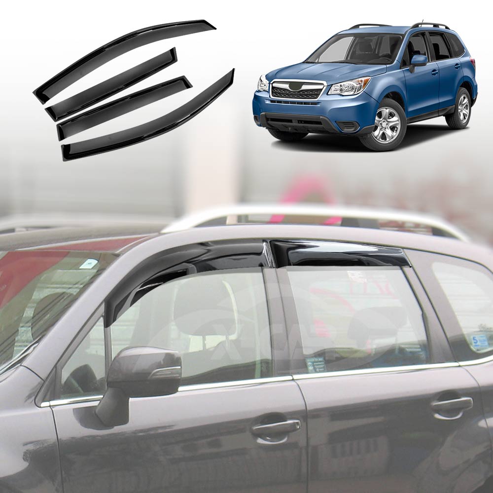 Weathershields for Subaru Forester 2012-2018 Car Weather Shields Wind Deflectors Sun Visors