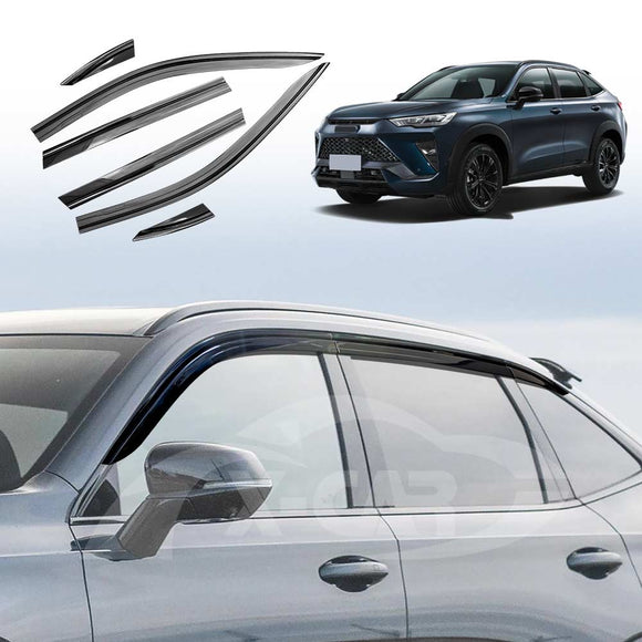 WeatherShields for GWM Haval H6GT 2022-Onwards Car Weather Shields Wind Deflectors Sun Visors