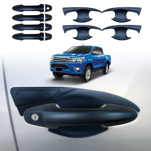 Door Handles Bowl Inserts Cover for Toyota Hilux 2015-2023