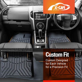 3D Floor Mats for Isuzu MU-X MUX 2013-2021 All-Weather Liners - 0
